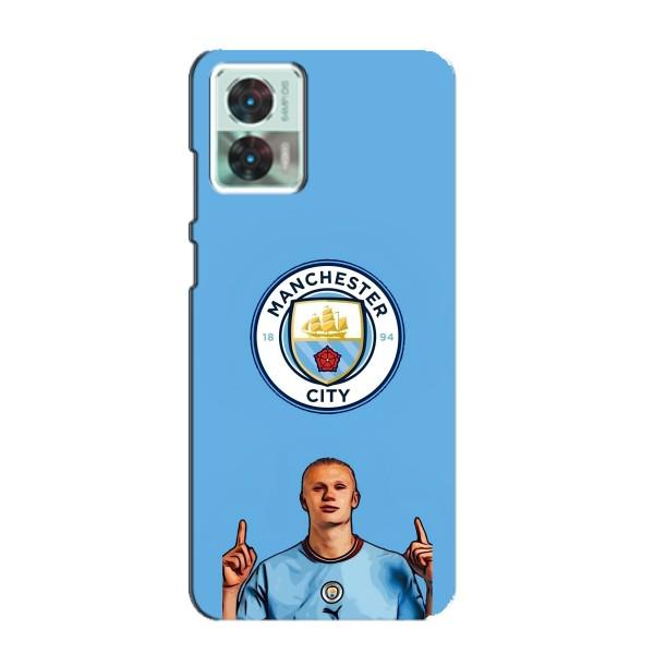 Чехлы с футболистом Ерлинг Холанд для Motorola Edge 30 Neo (AlphaPrint) – Холанд Манчестер Сити