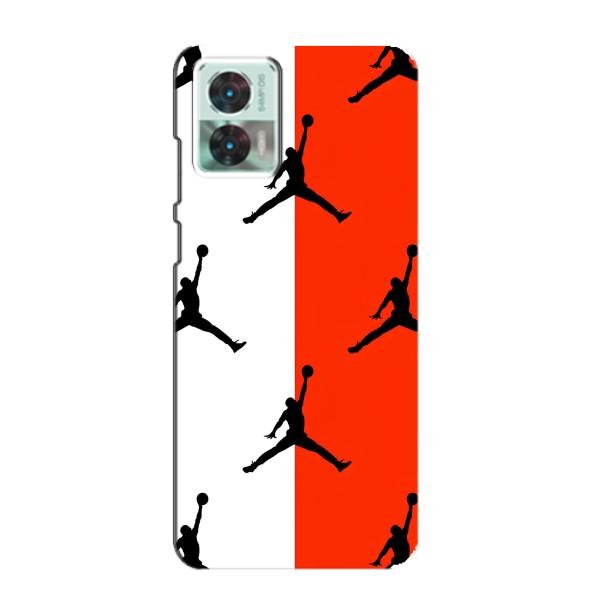 Чехлы для Motorola Edge 30 Neo - с картинкой JORDAN (AlphaPrint) – Лого Джордан