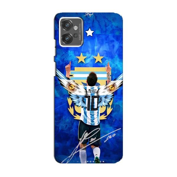 Чохли для Motorola MOTO G32 (Leo чемпіон) (AlphaPrint) – Мессі збірна
