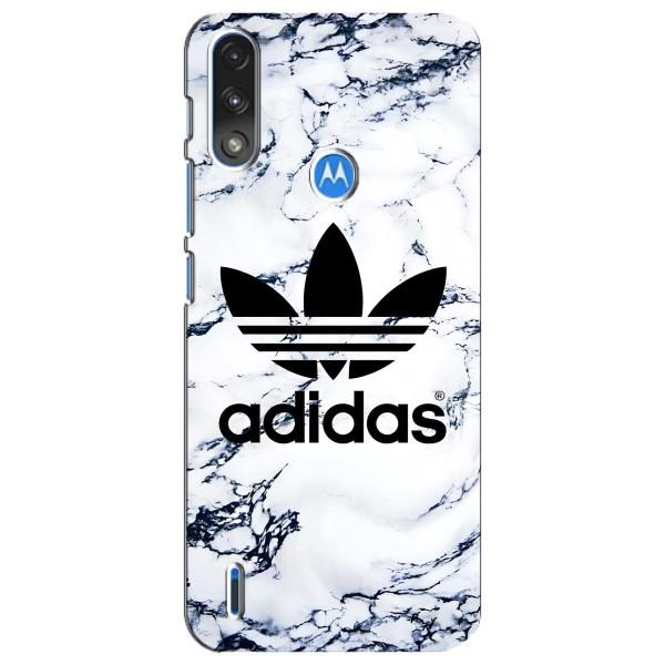 Чохли Адидас для Motorola E7 Power (AlphaPrint) – Адідас на мраморі