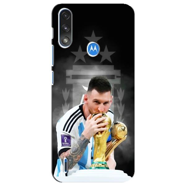 Чехлы для Motorola E7 Power (Leo чемпион) (AlphaPrint) – Месси Чемпион