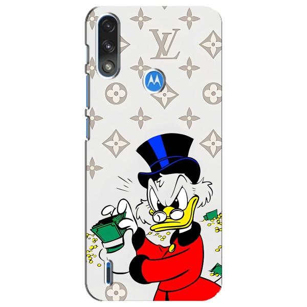 Чехлы для Motorola E7 Power - Скрудж МакДак Louis Vuitton (PREMIUMPrint) – Баксы Скрудж