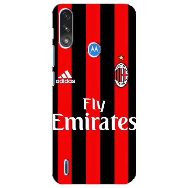 Чохли для Motorola E7 Power (VPrint) - Футбольні клуби – Milan