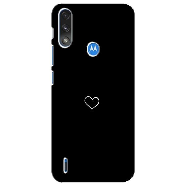 Чехлы для любимой на Моторола Е7 Павер (VPrint) – Маленьке сердечко