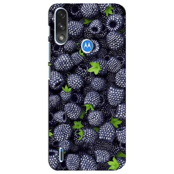 Чохли з фруктами для Motorola E7 Power (VPrint) – Ожина