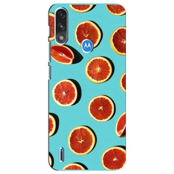 Чохли з фруктами для Motorola E7 Power (VPrint) – Грейпфрут