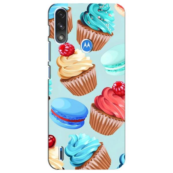 Чохли з фруктами для Motorola E7 Power (VPrint) – Кексики