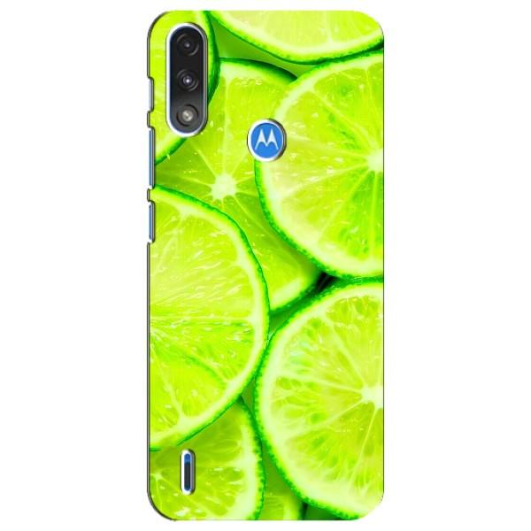 Чохли з фруктами для Motorola E7 Power (VPrint) – Лайм