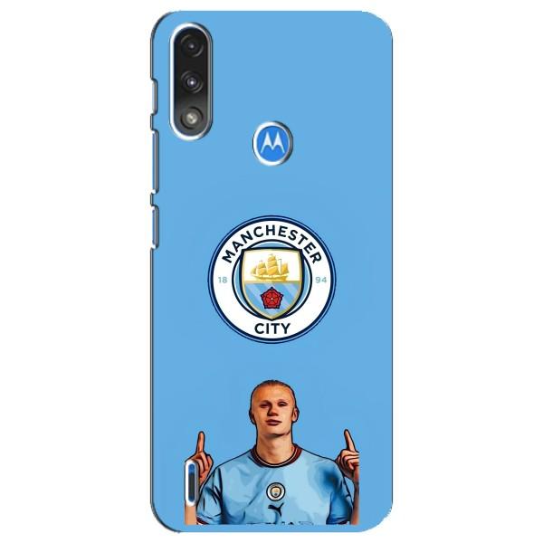 Чехлы с футболистом Ерлинг Холанд для Motorola E7 Power (AlphaPrint) – Холанд Манчестер Сити