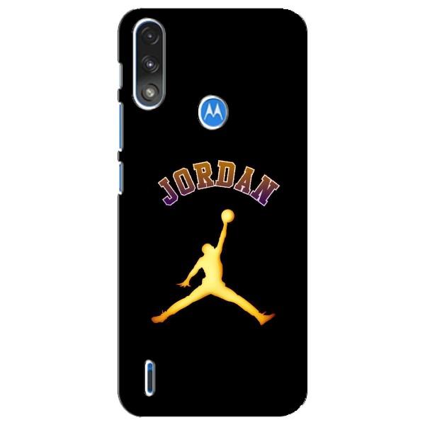 Чохли для Motorola E7 Power - з картинкою JORDAN (AlphaPrint) – Jordan Gold