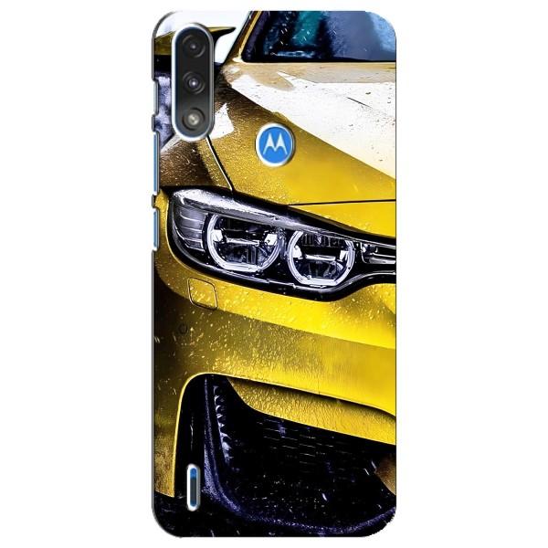 Чохли з Машинами на Моторола Е7 Павер (VPrint) – Жовта машина