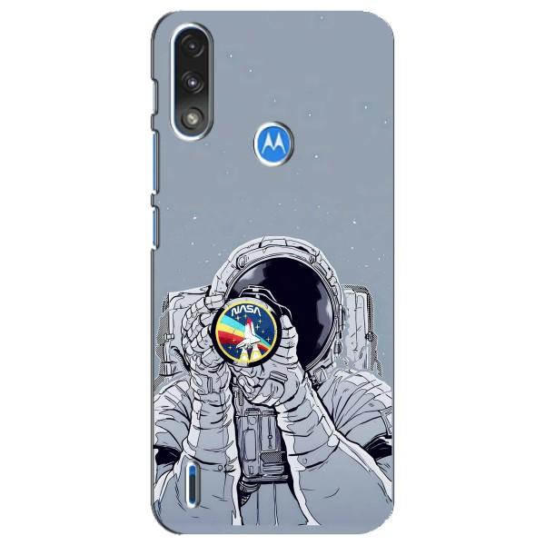 Чехол NASA для Motorola E7 Power (AlphaPrint) – Космонавт фото