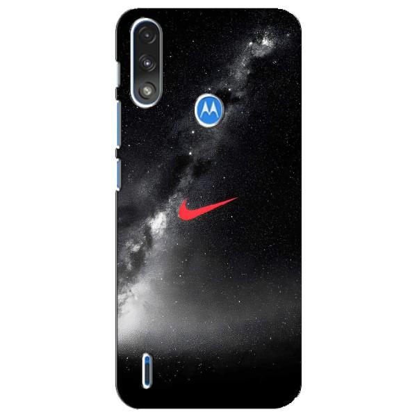 Чохол для Motorola E7 Power - з принтом Найк (AlphaPrint) – Найк червоний