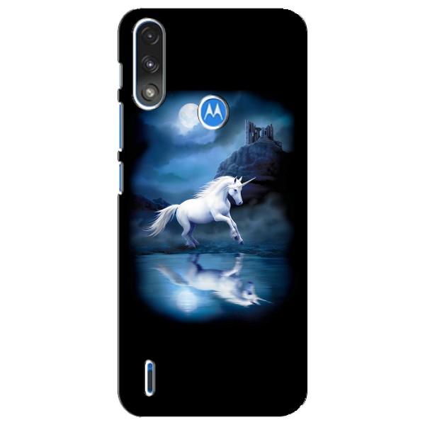Чохол для Моторола Е7 Павер - (Єдинорожки - Новинки) (AlphaPrint) – Єдиноріг