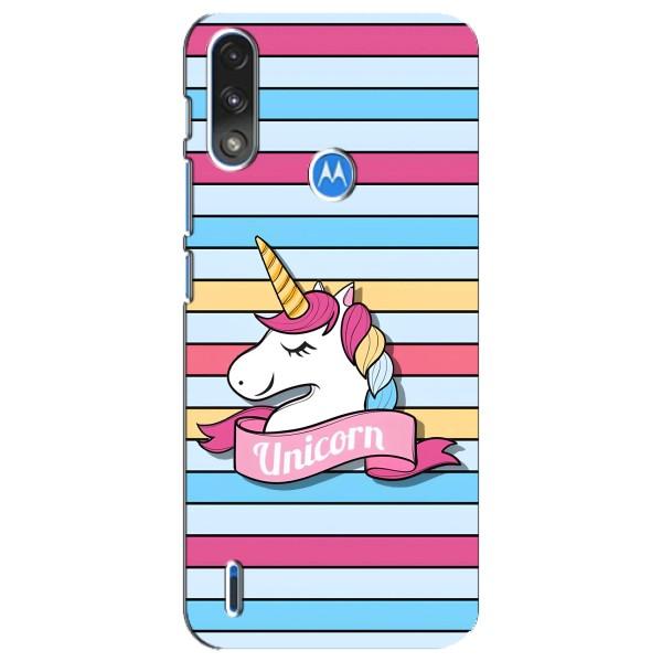 Чохол для Моторола Е7 Павер - (Єдинорожки - Новинки) (AlphaPrint) – Unicorn