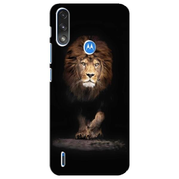 Чохол з картинкою ЛЕВ для Motorola E7 Power (VPrint) – Лев