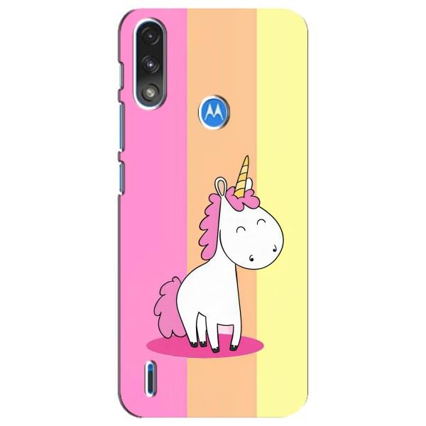 Чохол Unicorn на Motorola E7 Power – Яскравий Єдинорог