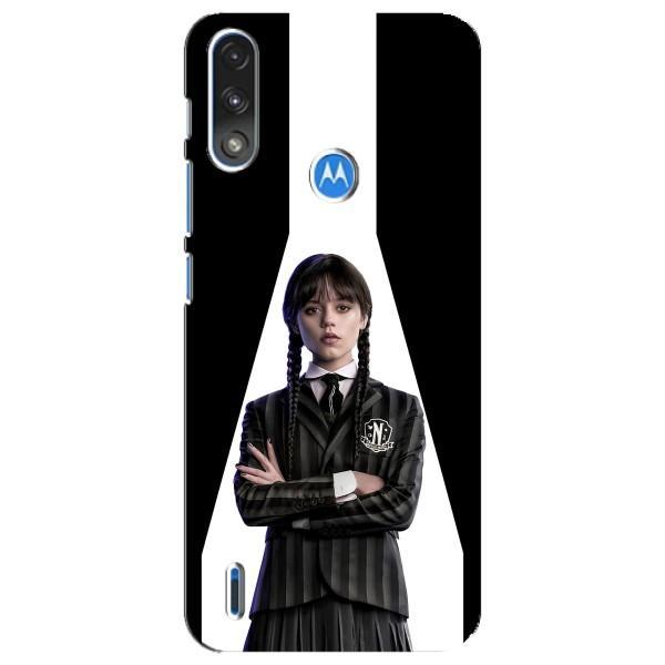 Чохли Венсдей на Motorola E7 Power Уенсдей (AlphaPrint) – W-Wednesday