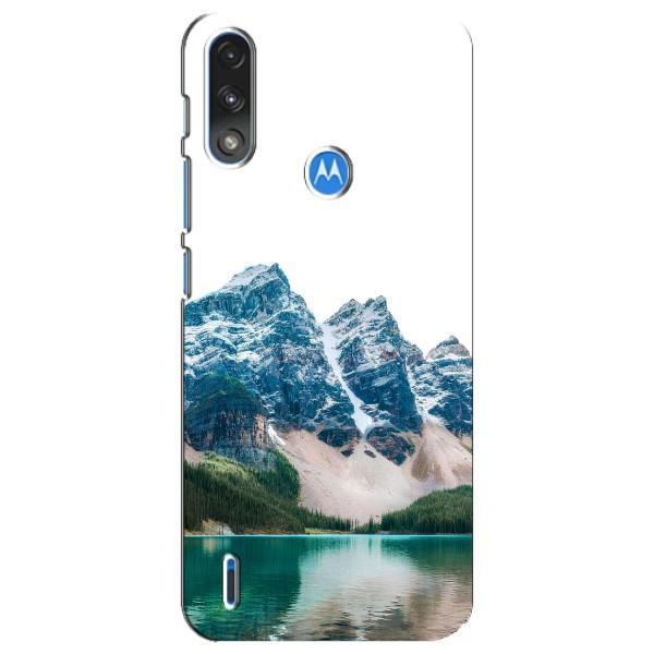 Силіконовий чохол з КАРТИНКАМИ літо для Motorola E7 Power (AlphaPrint) – Гори