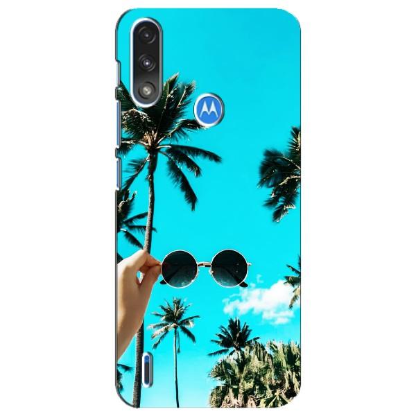 Силіконовий чохол з КАРТИНКАМИ літо для Motorola E7 Power (AlphaPrint) – Погляд літо