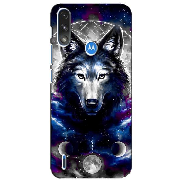 Захисні чохли для Моторола Е7 Павер (AlphaPrint) (ХІТ продаж) ВОВК – Вовк