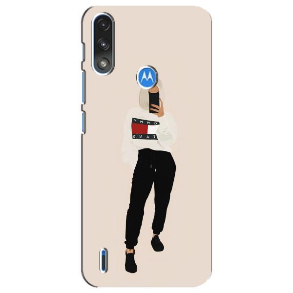 Силіконовый Чохол на Motorola E7 Power з картинкой Модных девушек – Стильна