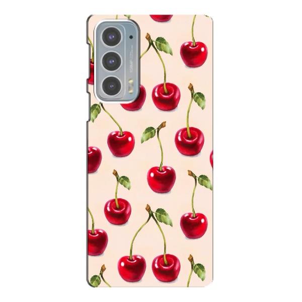 Чехлы с Фруктами для Motorola Edge 20 (VPrint) – Вишня