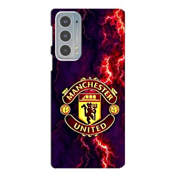 Чехол Манчестер Юнайтед для Мото Ейдж 20 (AlphaPrint) – огненный Манчестер