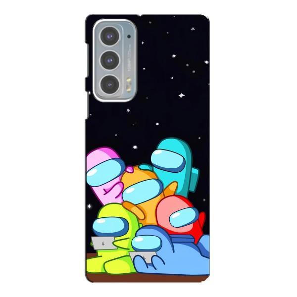 Чехол Амонг Ас для Motorola Edge 20 (AlphaPrint) – Скины в космосе