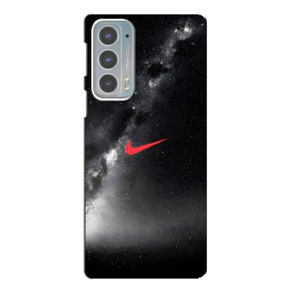 Чехол для Motorola Edge 20 - с принтом Найк (AlphaPrint) – Найк красный