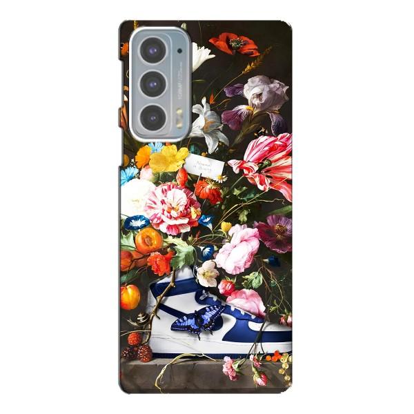 Чехол для Motorola Edge 20 - с принтом Найк (AlphaPrint) – Стиль Найк