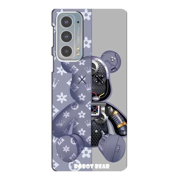 Крутые Чехлы Луи Виттон для Motorola Edge 20 (AlphaPrint) – Робот Мишка