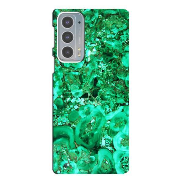 Мраморний чехол на Motorola Edge 20 (VPrint) – Салатовий Мрамор