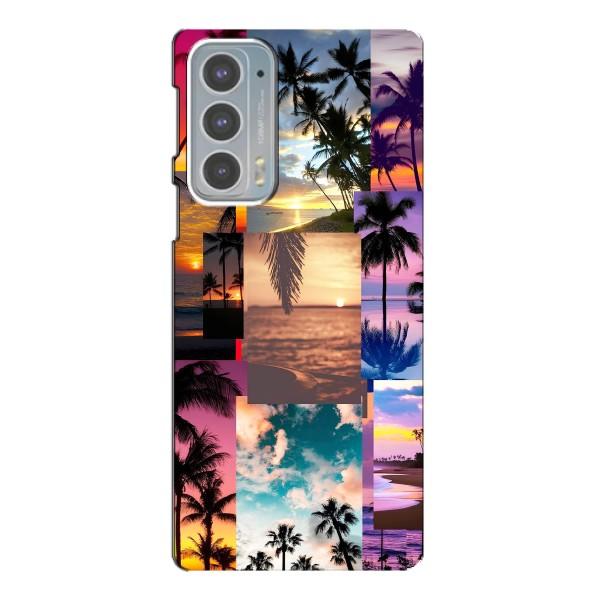 Силиконовый чехол с КАРТИНКАМИ лето для Motorola Edge 20 (AlphaPrint) – Летний отпуск