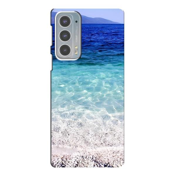 Силиконовый чехол с КАРТИНКАМИ лето для Motorola Edge 20 (AlphaPrint) – Море