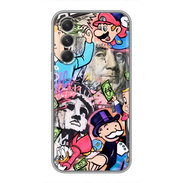 Чехлы с крутыми принтами для Motorola Edge 30 Pro - (PREMIUMPrint) – Monopoly man