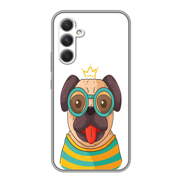 Бампер для Motorola Edge 30 Pro с картинкой "Песики" – Собака Король