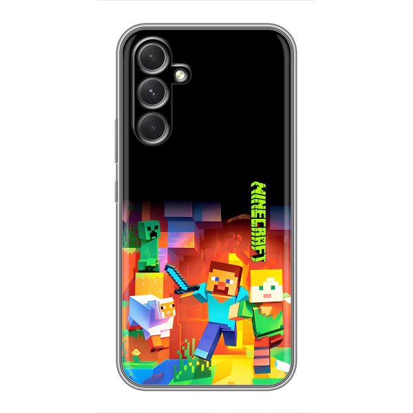 Чехлы для Motorola Edge 30 Pro (Персонажи Майн Крафт) – Герой Майнкрафт