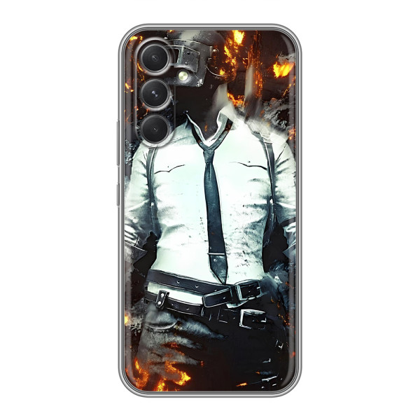 Силиконовый чехол с картинкой "Герой Pubg" на Motorola Edge 30 – Man Пубг