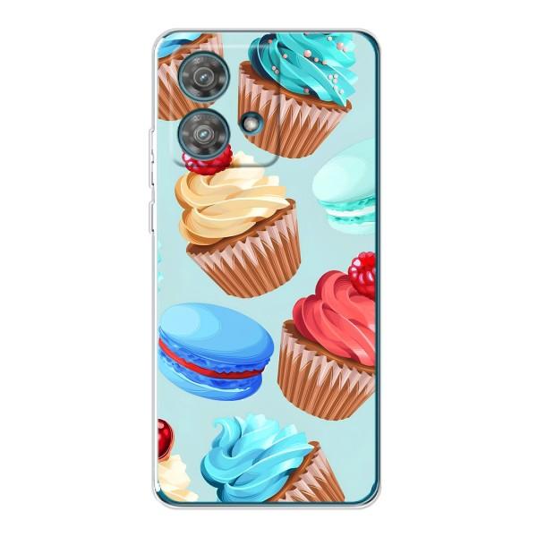 Чехлы с Фруктами для Motorola Edge 40 Neo (VPrint) – Кексики