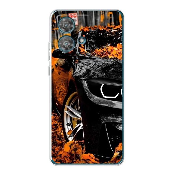 Чехлы с Машинами на Моторола Ейдж 40 Нео (VPrint) – Черная Машина