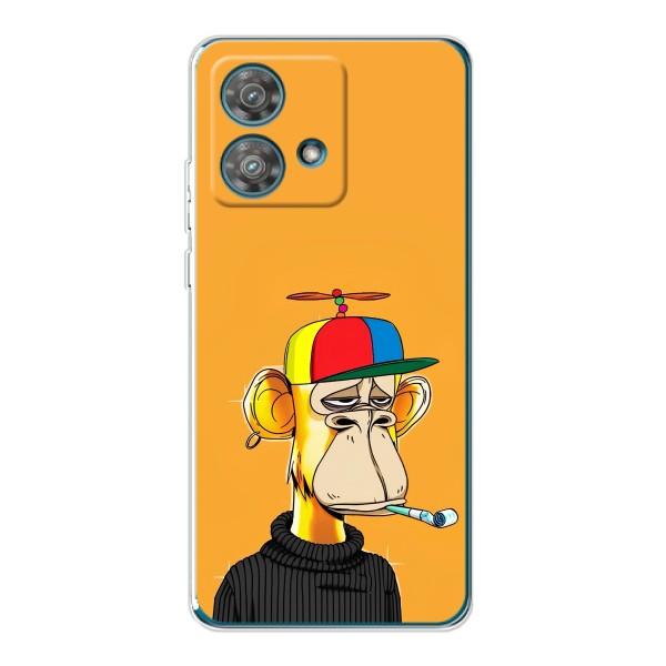 Чехлы с Обезьянами NFT для Motorola Edge 40 Neo (AlphaPrint) – Скучающая Обезьяна NFT