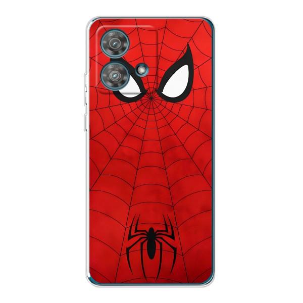 Чехол с человеком пауком для Motorola Edge 40 Neo - (AlphaPrint) – Паук (Марвел)