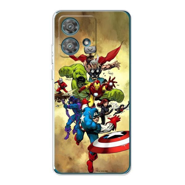 Чохол МАРВЕЛ для Моторола Едже 40 Нео (AlphaPrint) – Герої Марвел