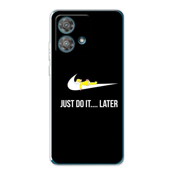 Чехол с логотипом Найк на Motorola Edge 40 Neo – Nike just do it