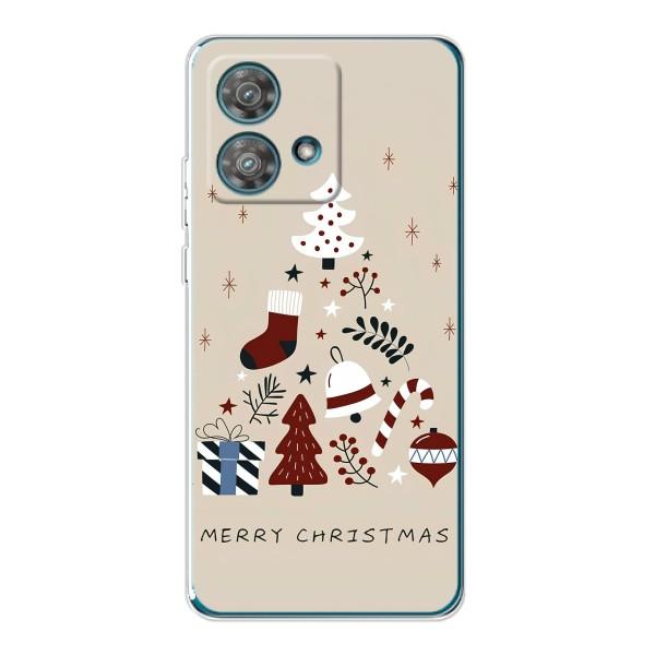 Рождественские Чехлы для Motorola Edge 40 Neo (VPrint) – Merry Christmas