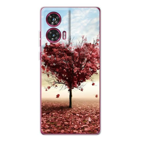 Чехлы для любимой на Моторола Едж 50 Ф'южн (VPrint) – Дерево серце