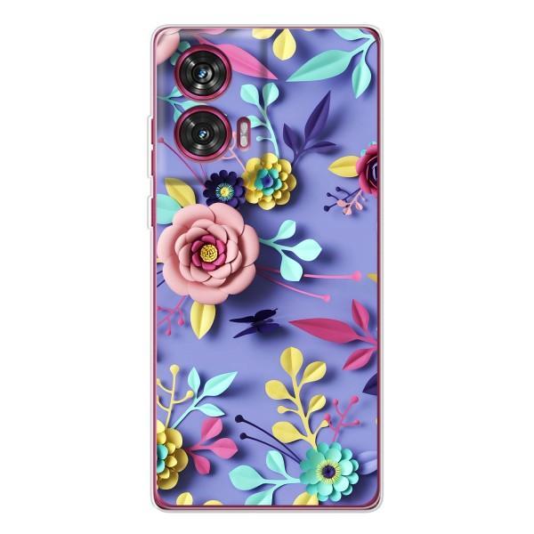 Чохли з квітами для Motorola Edge 50 Fusion (VPrint) – Дизайн квітів