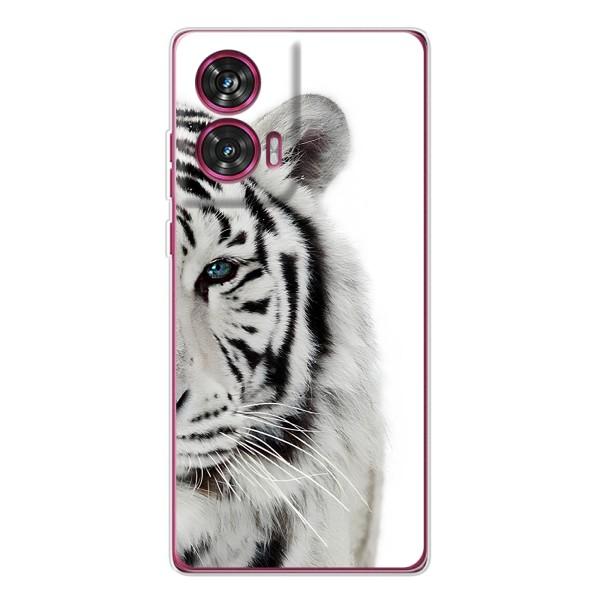 Чохли з картинкою животних Motorola Edge 50 Fusion – Білий Тигр