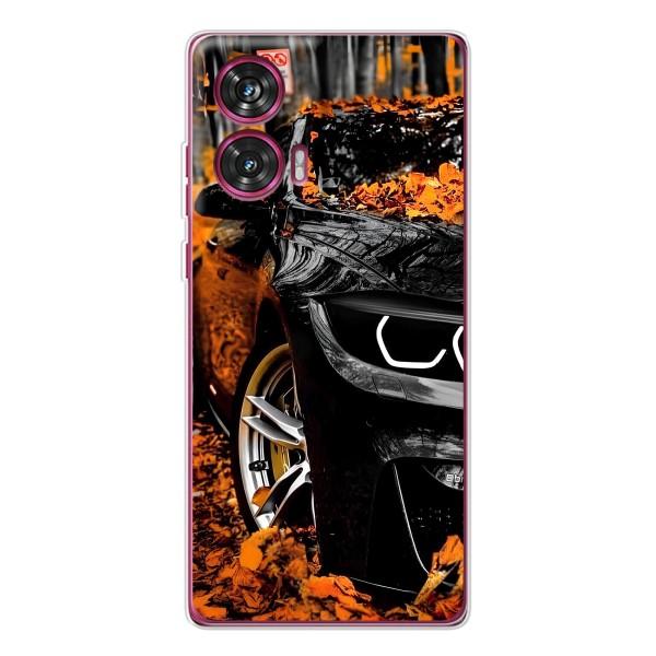 Чохли з Машинами на Моторола Едж 50 Ф'южн (VPrint) – Чорна Машина